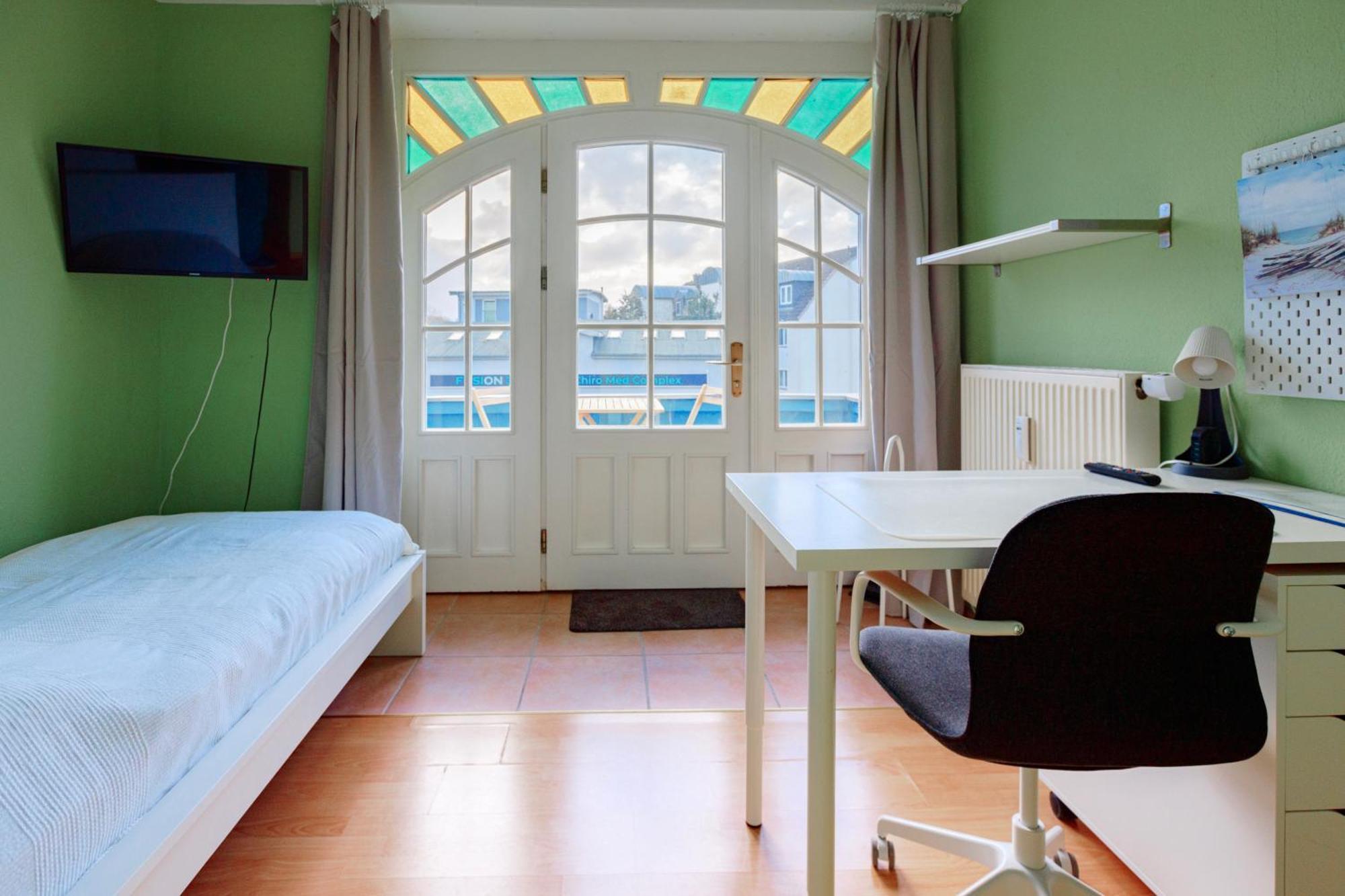 Gemuetliche Wohnung Mit Balkon Wohnung6 Rostock Buitenkant foto