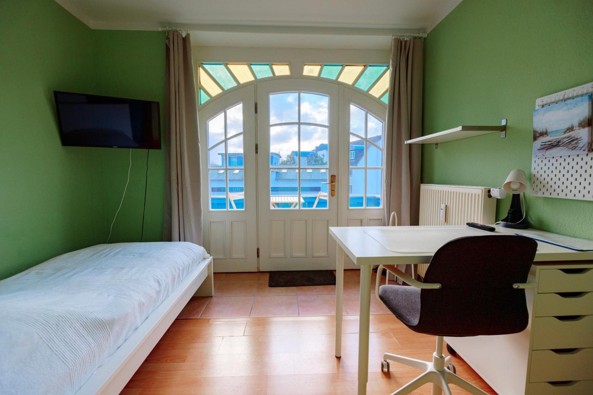 Gemuetliche Wohnung Mit Balkon Wohnung6 Rostock Buitenkant foto