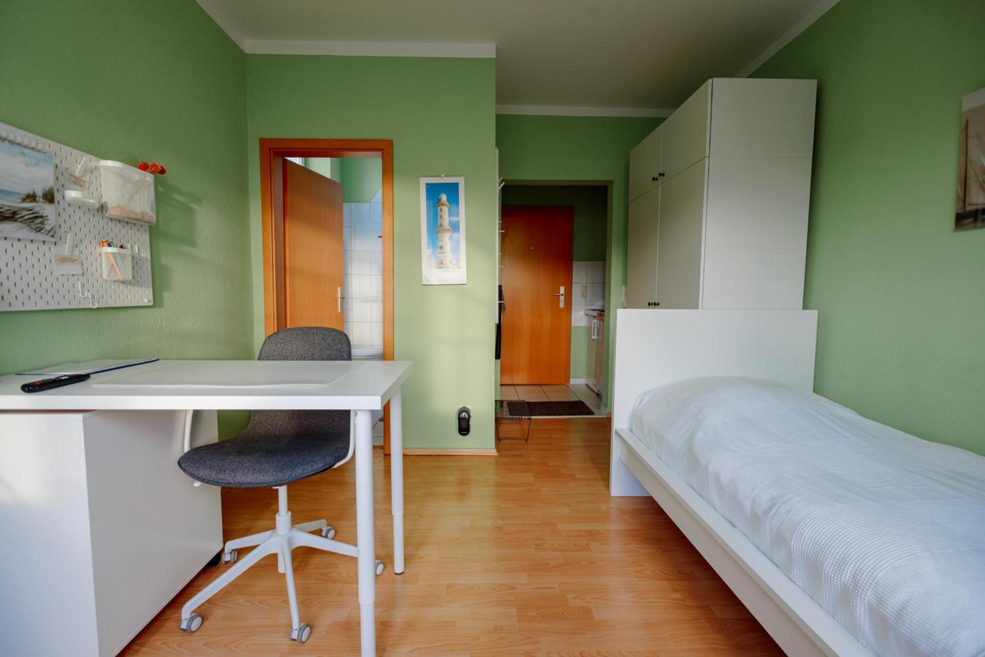 Gemuetliche Wohnung Mit Balkon Wohnung6 Rostock Buitenkant foto