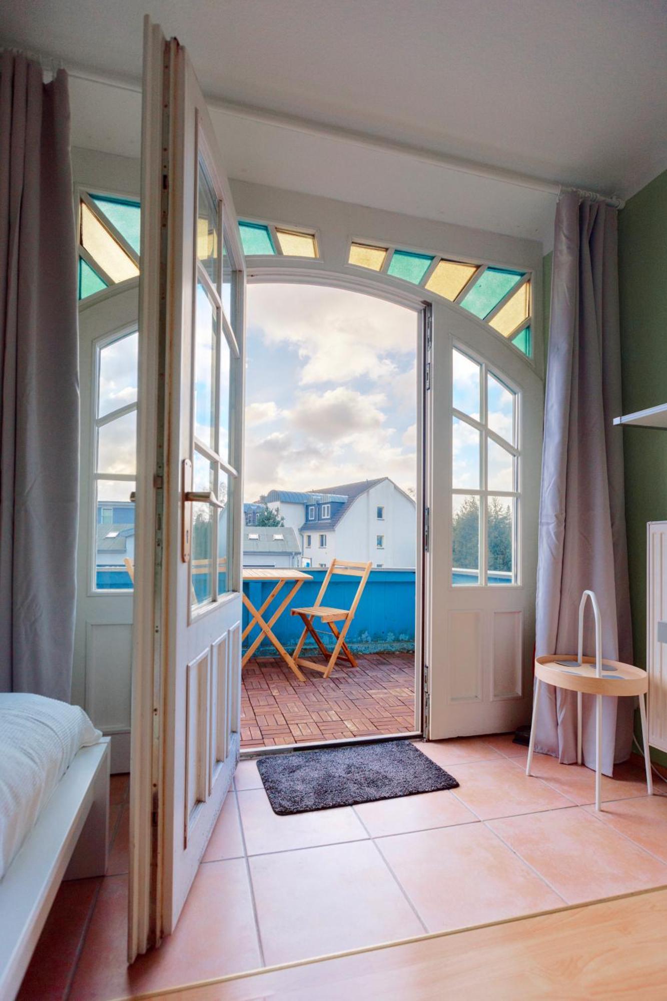 Gemuetliche Wohnung Mit Balkon Wohnung6 Rostock Buitenkant foto